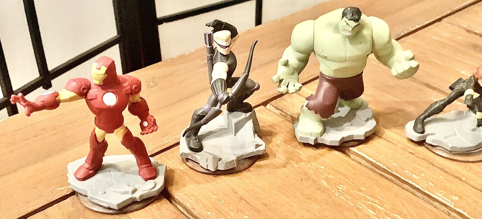 Disney infinity six characters nighthawk Hulk Captain America Thor￼