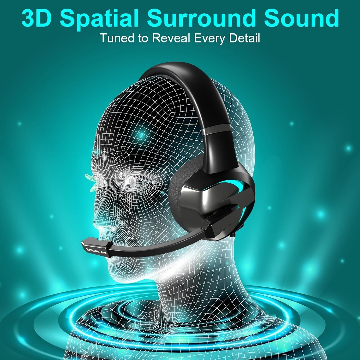 Beexcellent GM-7 Pro Gaming Headset 7.1 Stereo Surround Sound Noise Canceling