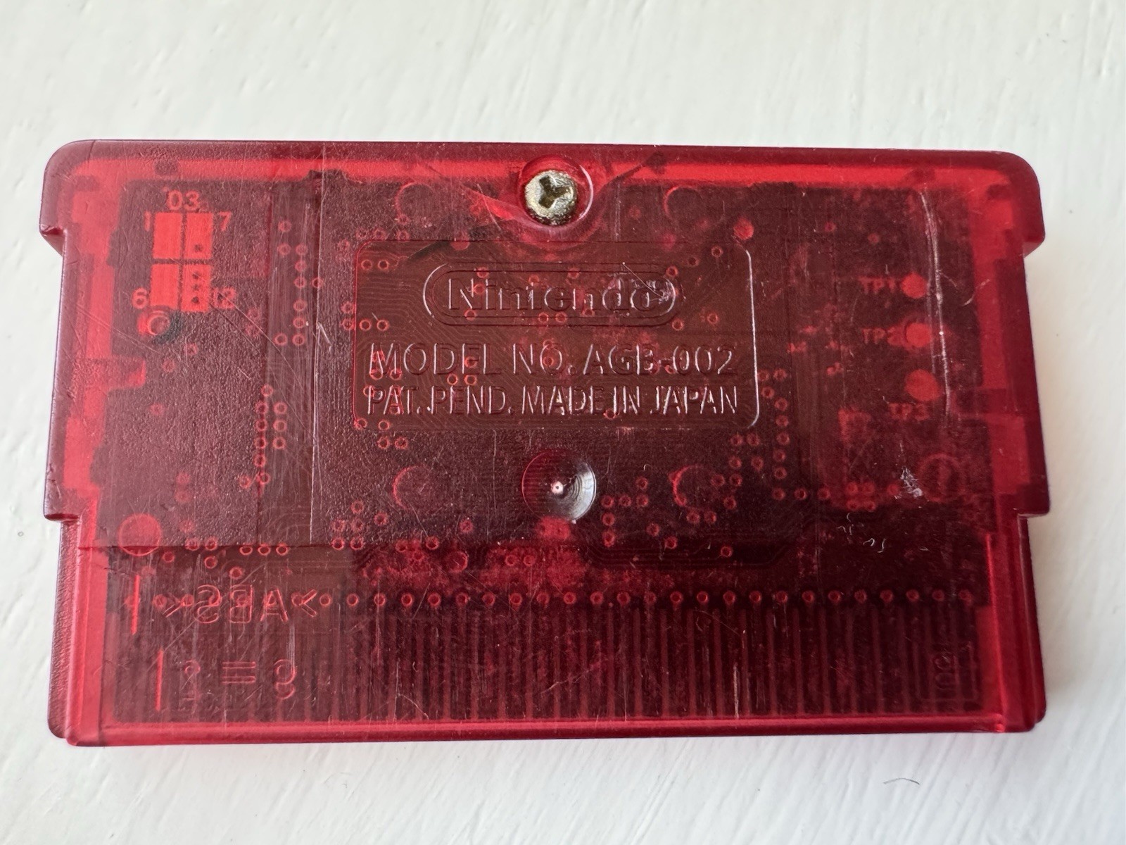Pokémon Ruby Version GBA Cart Only, Dry Internal Battery, TESTED, Authentic