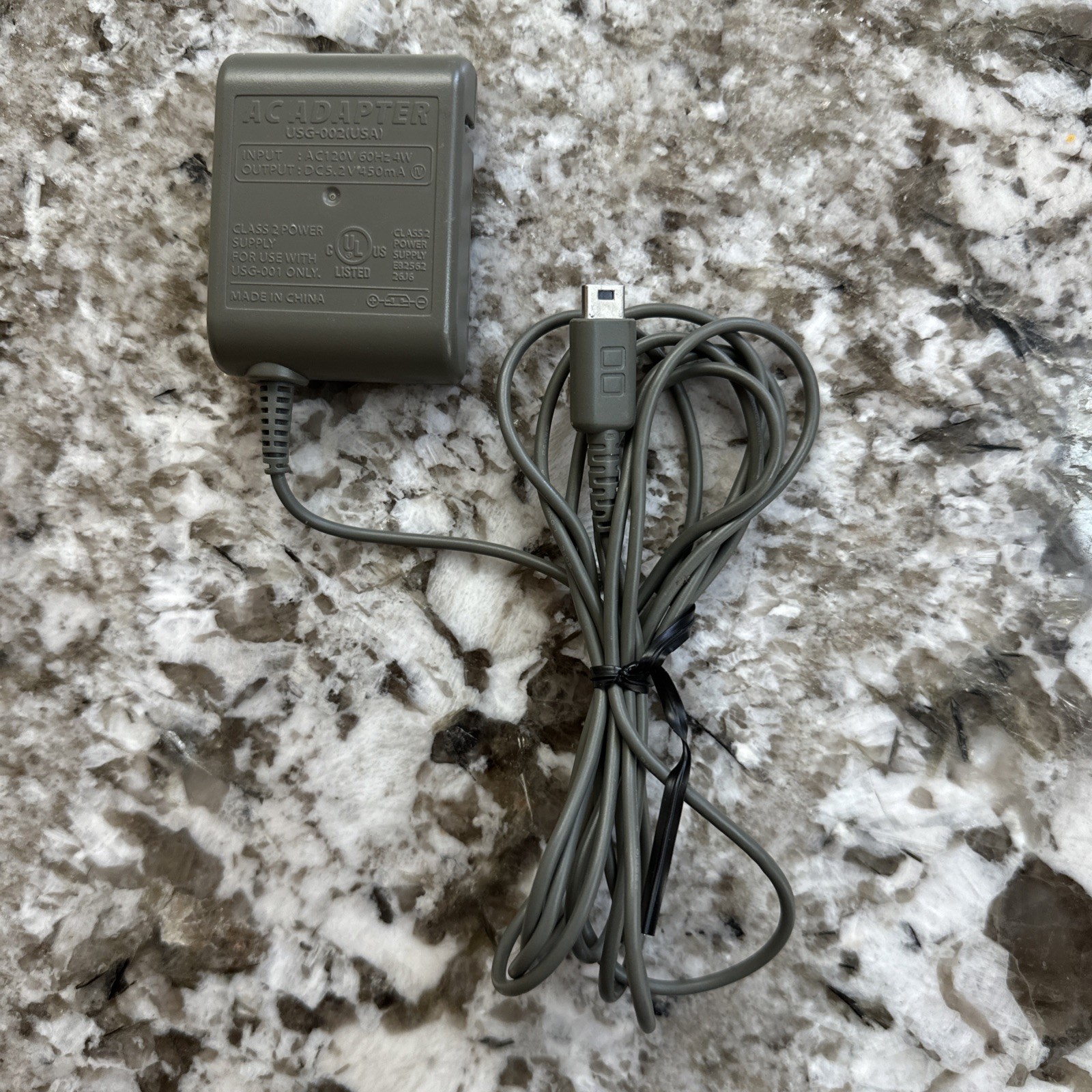 Official Nintendo DS Lite OEM Charger AC Adapter Power Supply Cord USG-002 NDSL