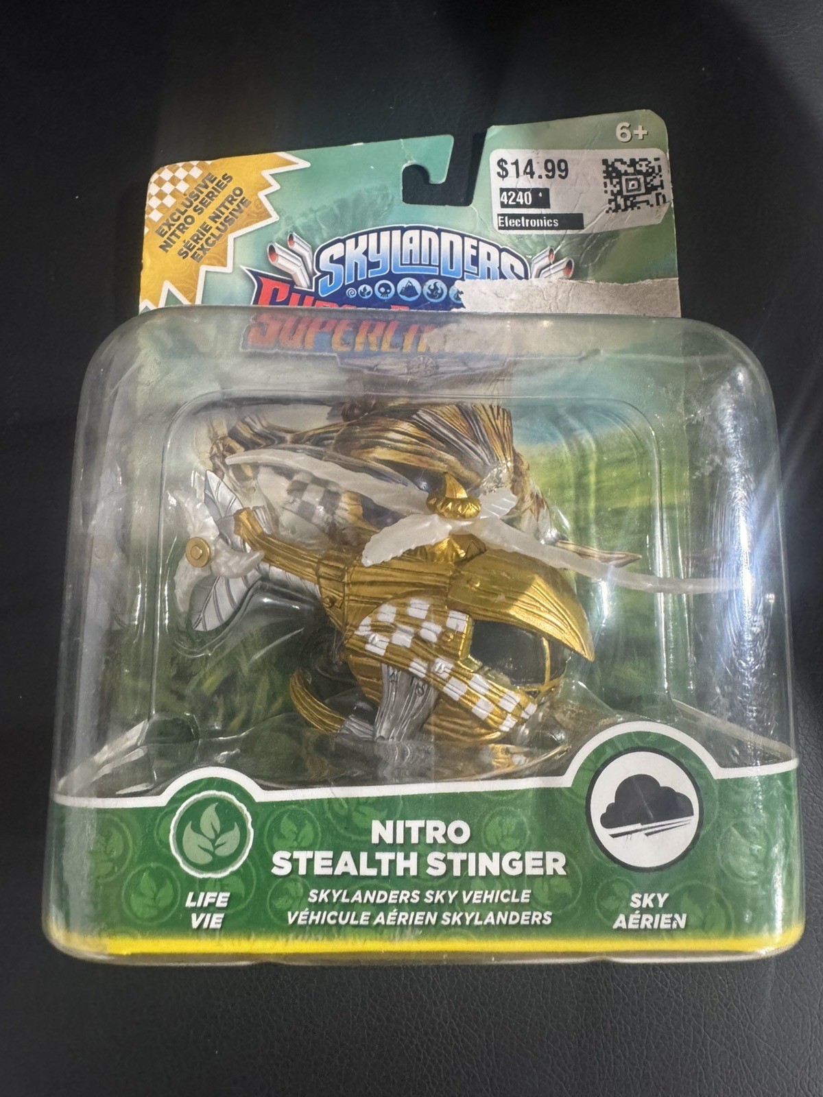 (5) SKYLANDERS SUPERCHARGERS JET STREAM SHARK TANK BURN CYCLE STEALTH STINGER NI