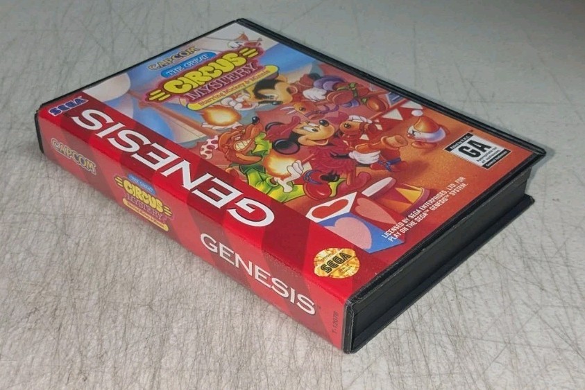 The Great Circus Mystery Starring Mickey & Minnie (SEGA GENESIS) CIB w/ Manual