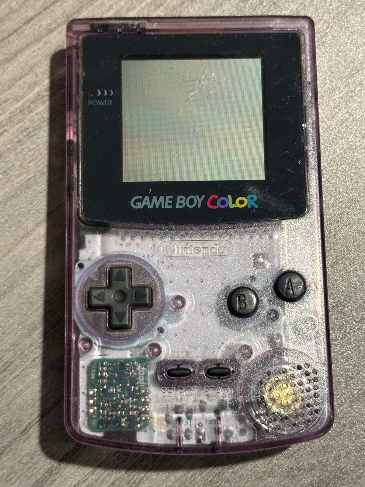 Nintendo Game Boy Color Handheld Video Game Console – Atomic Purple CGB-001