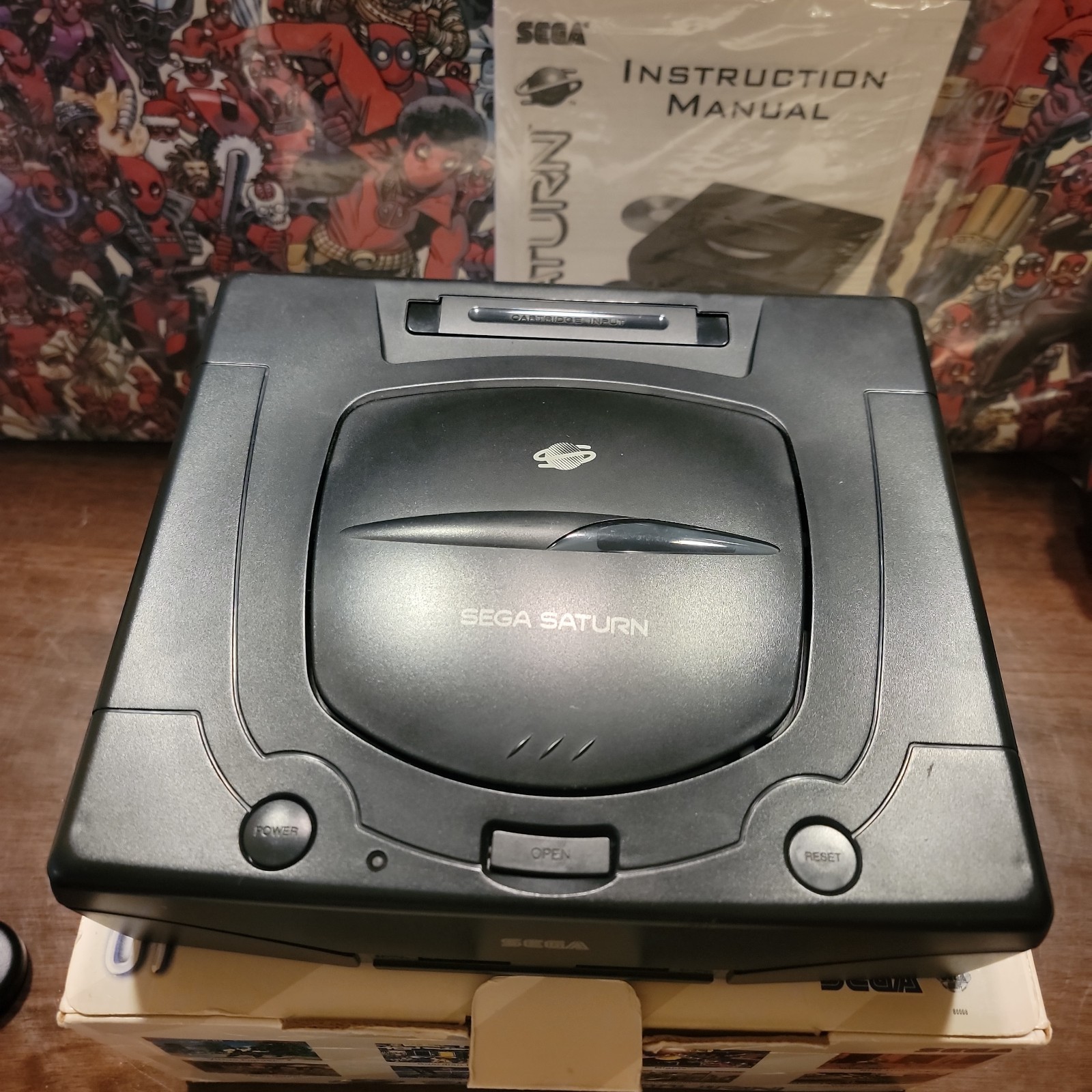 SEGA Saturn Console w/Box – Complete CIB – Tested – Authentic