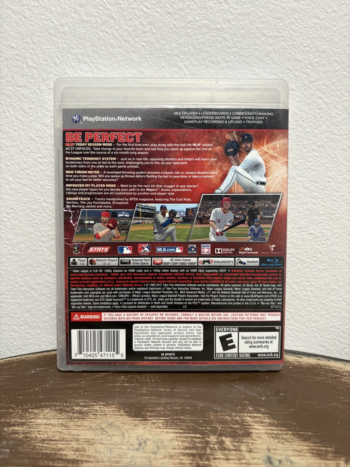 MLB 2K12 (PlayStation 3 PS3) COMPLETE CIB