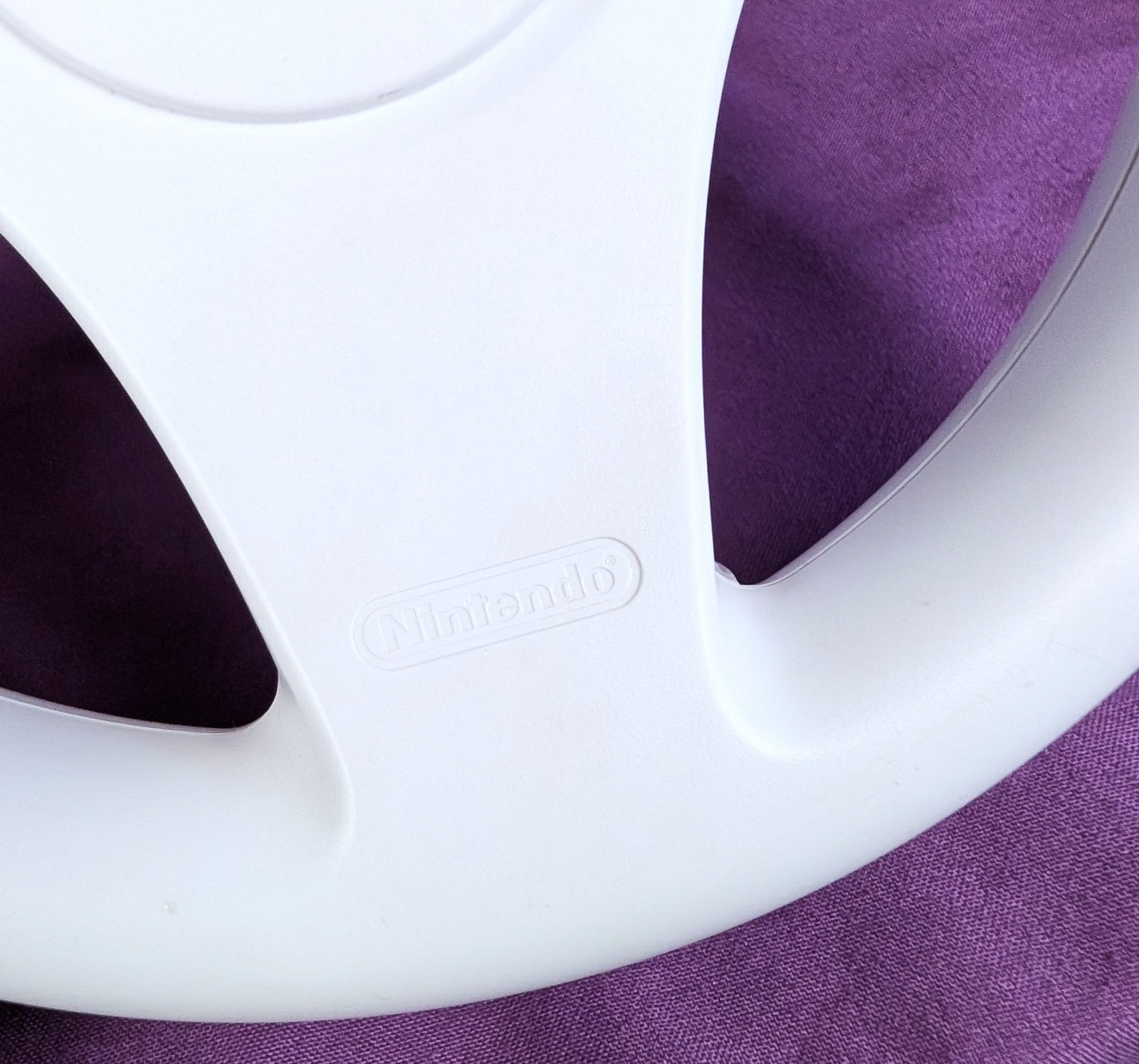 OEM Nintendo Wii Wheel Controller Accessory Attachment White *TESTED*