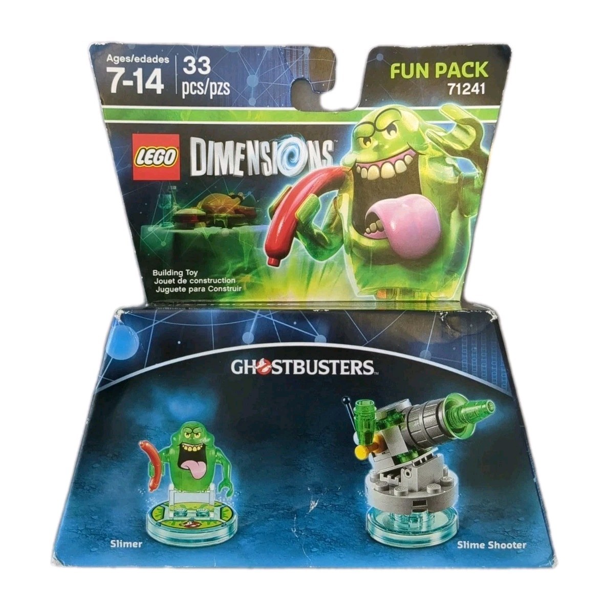 Lego SLIMER Ghostbusters Dimensions Fun Pack 71241 Ghost Minifigure New
