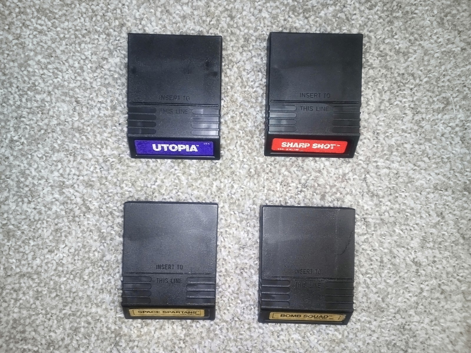 Intellivision Games Lot of 40 Different Titles All Tested and Working See Pics