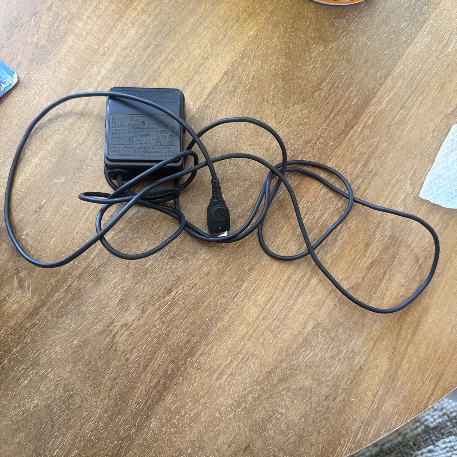 GameBoy Advance SP Genuine OEM AC Adapter AGS-002 (JPN/USA) DC 5.2V (Tested)