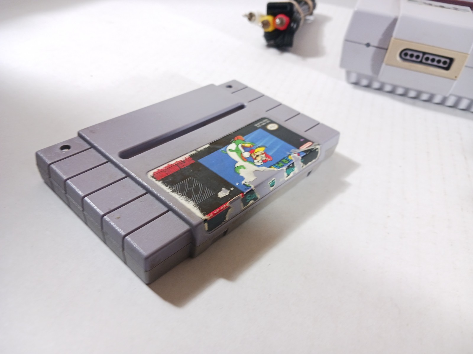 SNES Starter Set Super Nintendo Mario World Lot Fully Tested Saves Cords