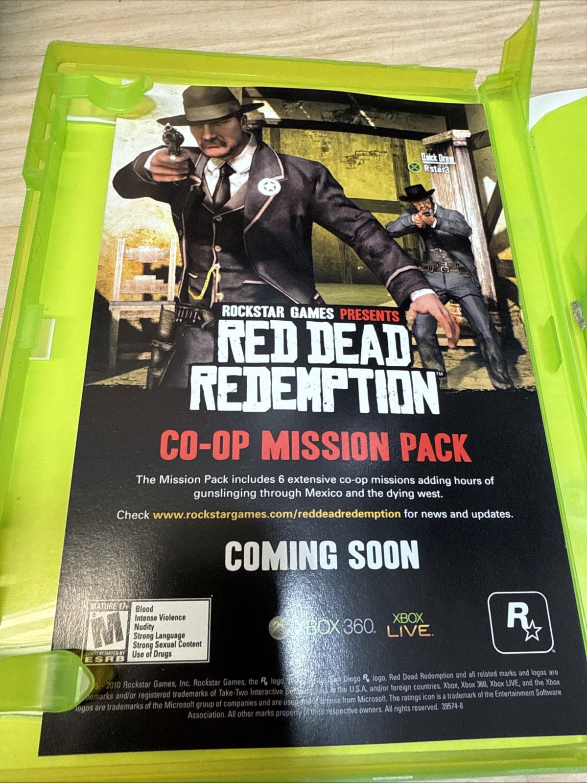 Red Dead Redemption (Microsoft Xbox 360 2010) Verified Working CIB Fast Shipping