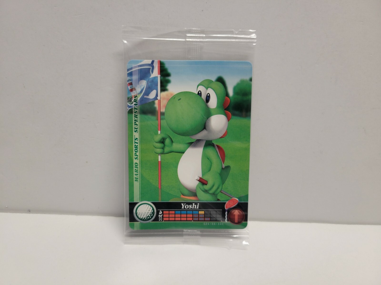 Yoshi Amiibo Mario Sports Superstars Golf Card BRAND NEW SEALED