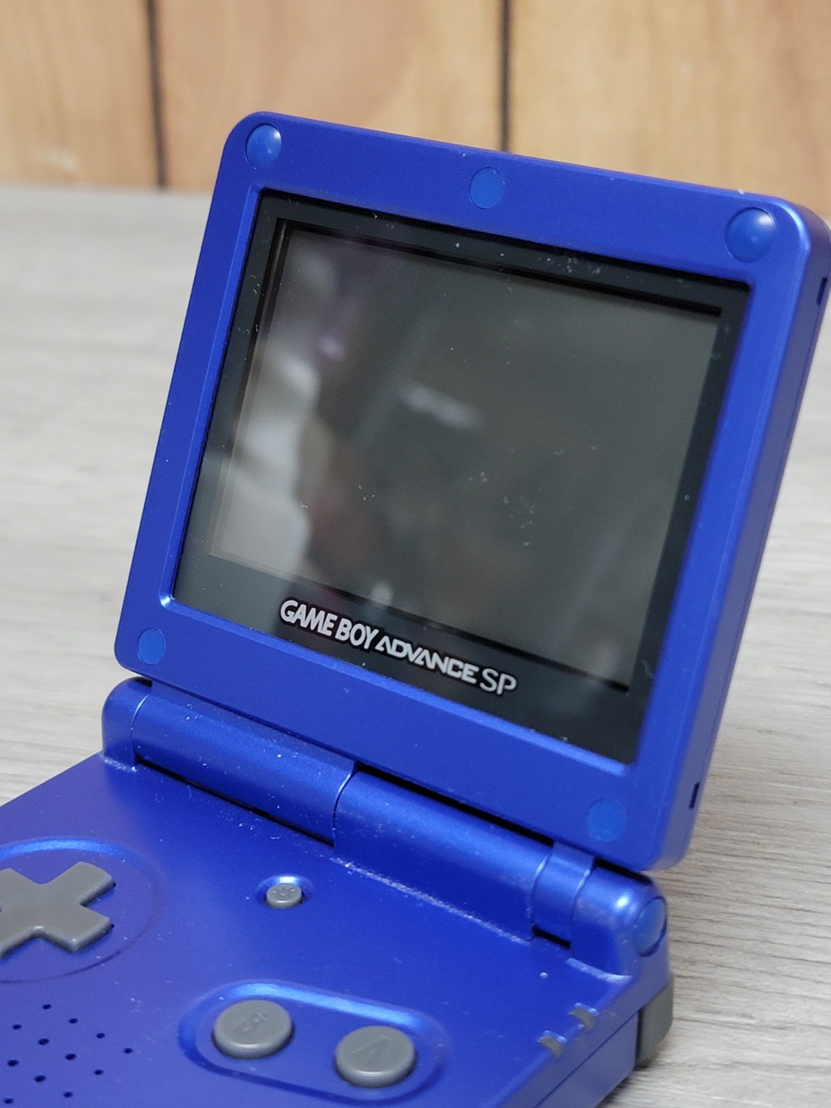 Nintendo Game Boy Advance SP AGS-001 Blue Handheld Console w/ Tetris