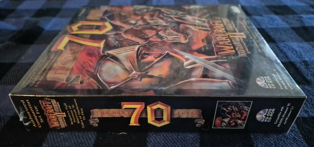 Warcraft II: Tides Of Darkness The Next 70 Levels – Big Box PC Game – SEALED!