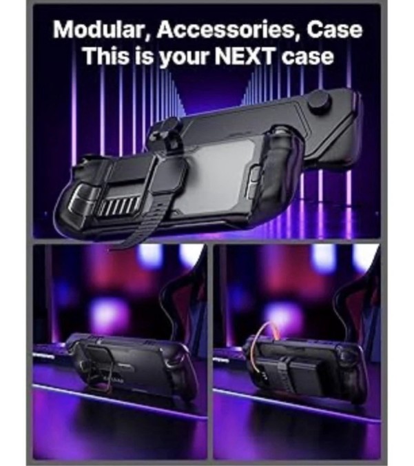 JSAUX ModCase for Steam Deck Protective Case Basic Set PC0104 Modular Shell