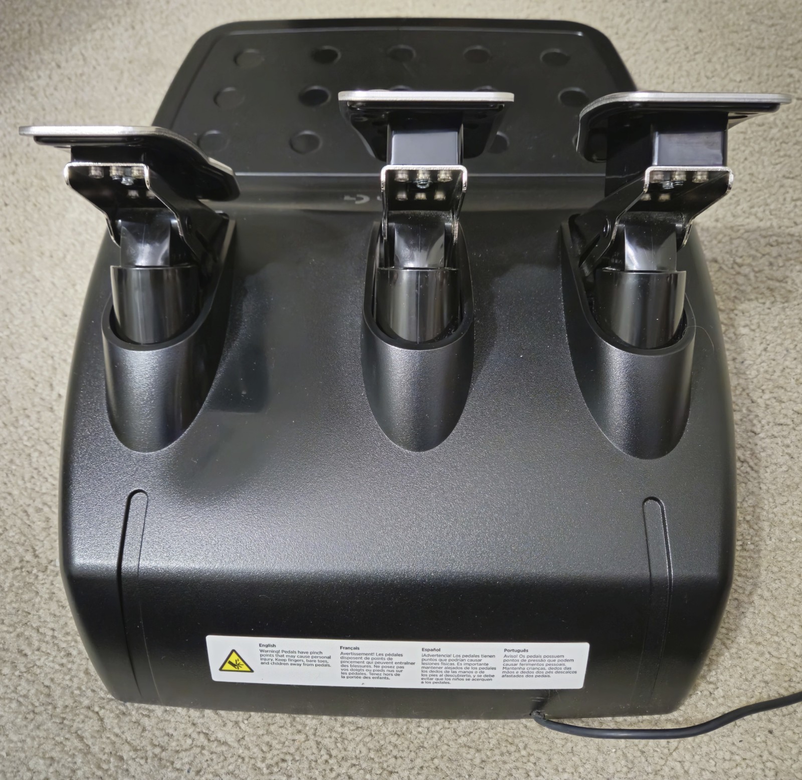 Logitech G29 Driving Force Racing Wheel Pedals Compatible with PS4/PS5/PC, Box