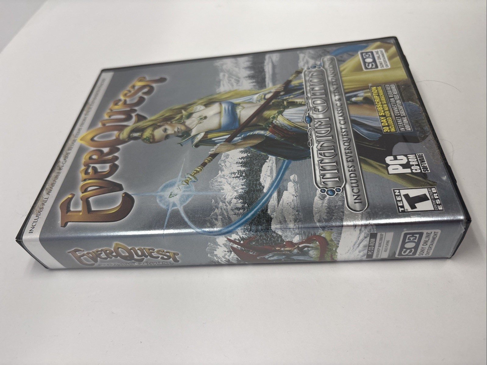 EverQuest Titanium Edition PC Windows 2006 5 Disc All Expansions Game MMORPG