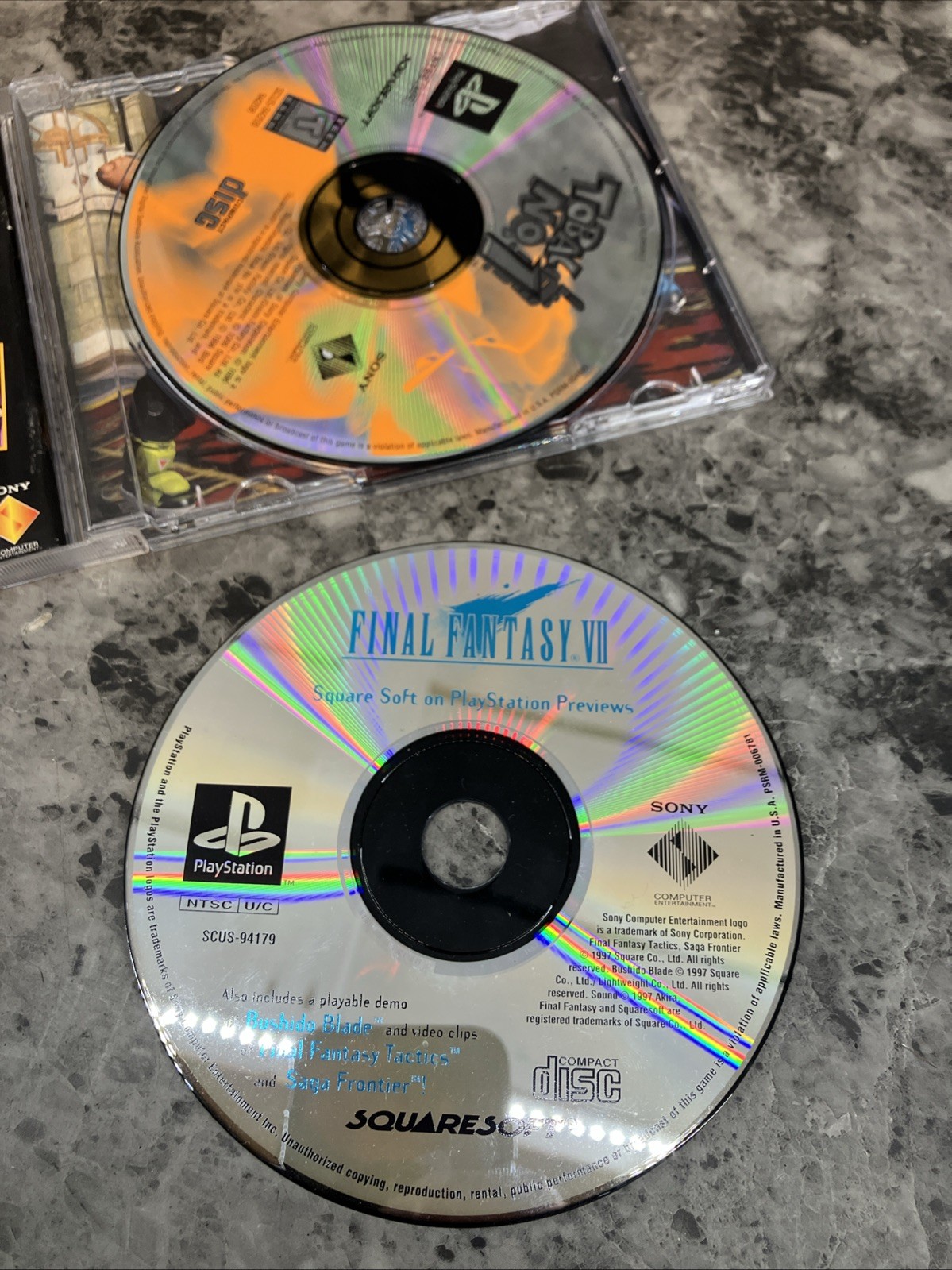 Guaranteed Work Tobal No. 1 With Bonus Disc Sony PlayStation 1 *READ*