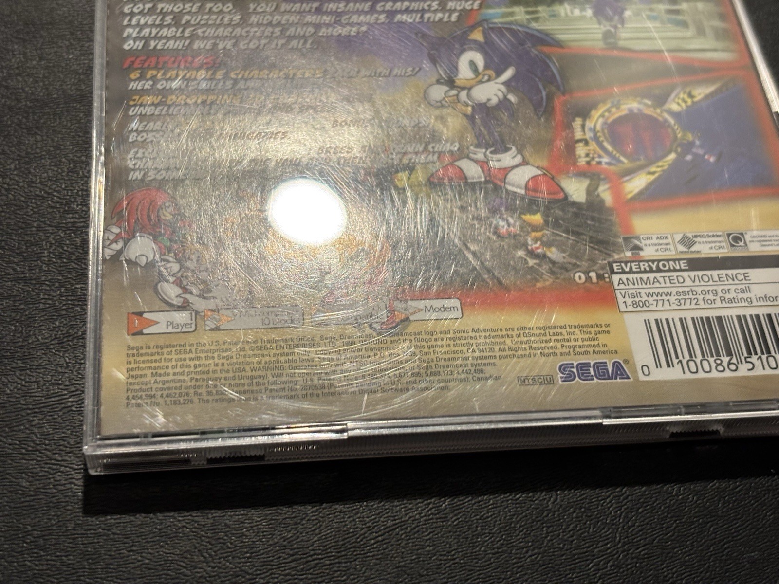 Sonic Adventure (Sega Dreamcast, 1999) CIB Complete Tested & Works Authentic