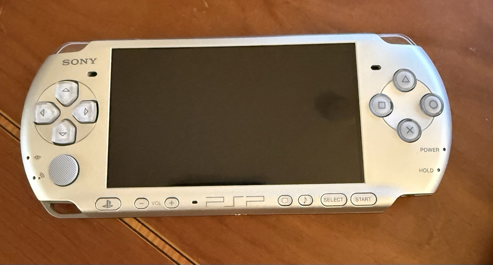 Sony PSP 3001 Silver PSP Playstation Portable Console, New Battery