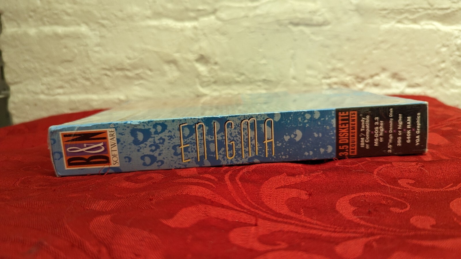 Enigma Epic PC Pinball DOS 3.3 Game Tandy IBM Compatible Sealed