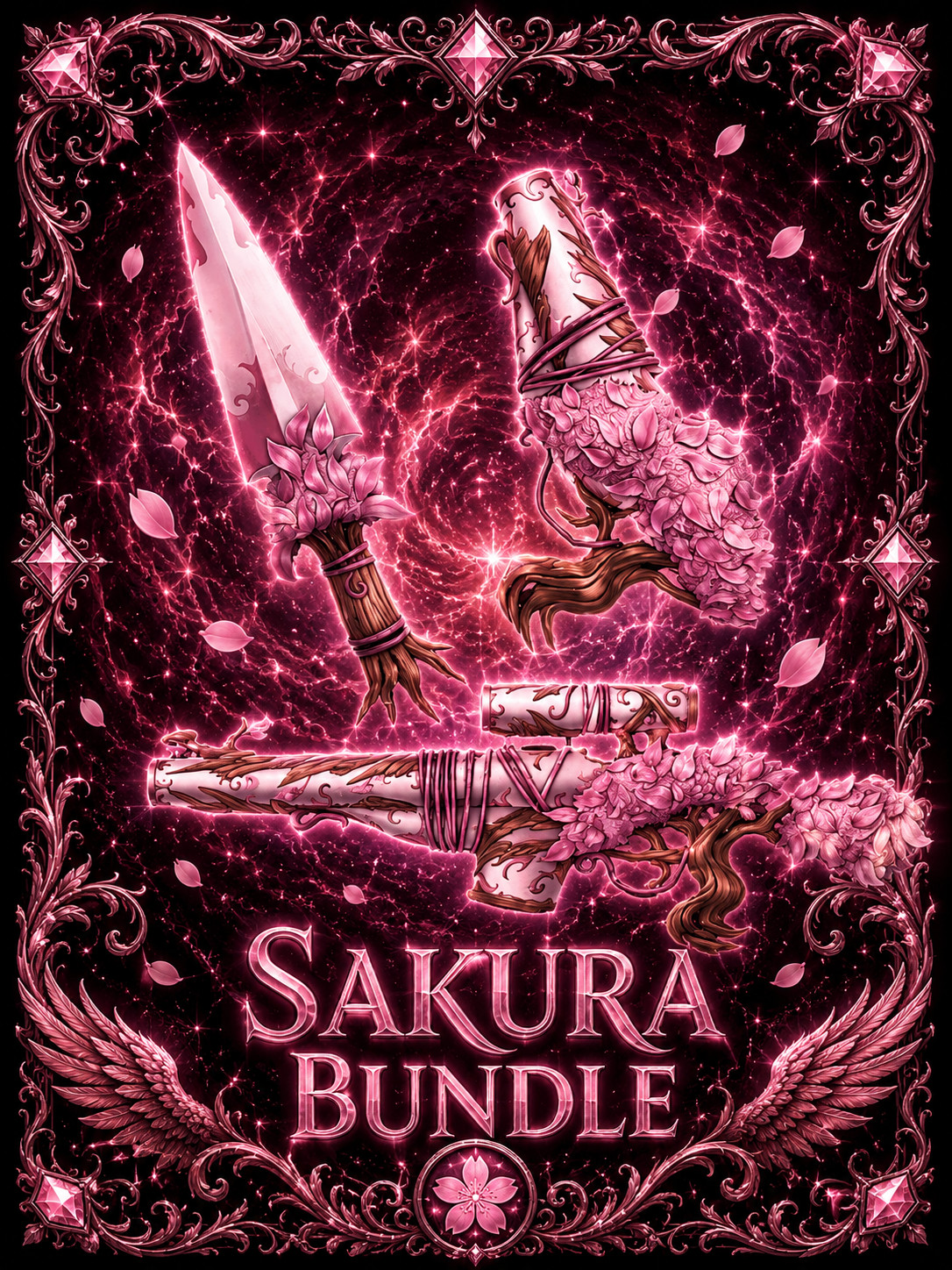 Sakura bundle MVSD Murderers VS Sheriff Duels | gun + knife + sniper