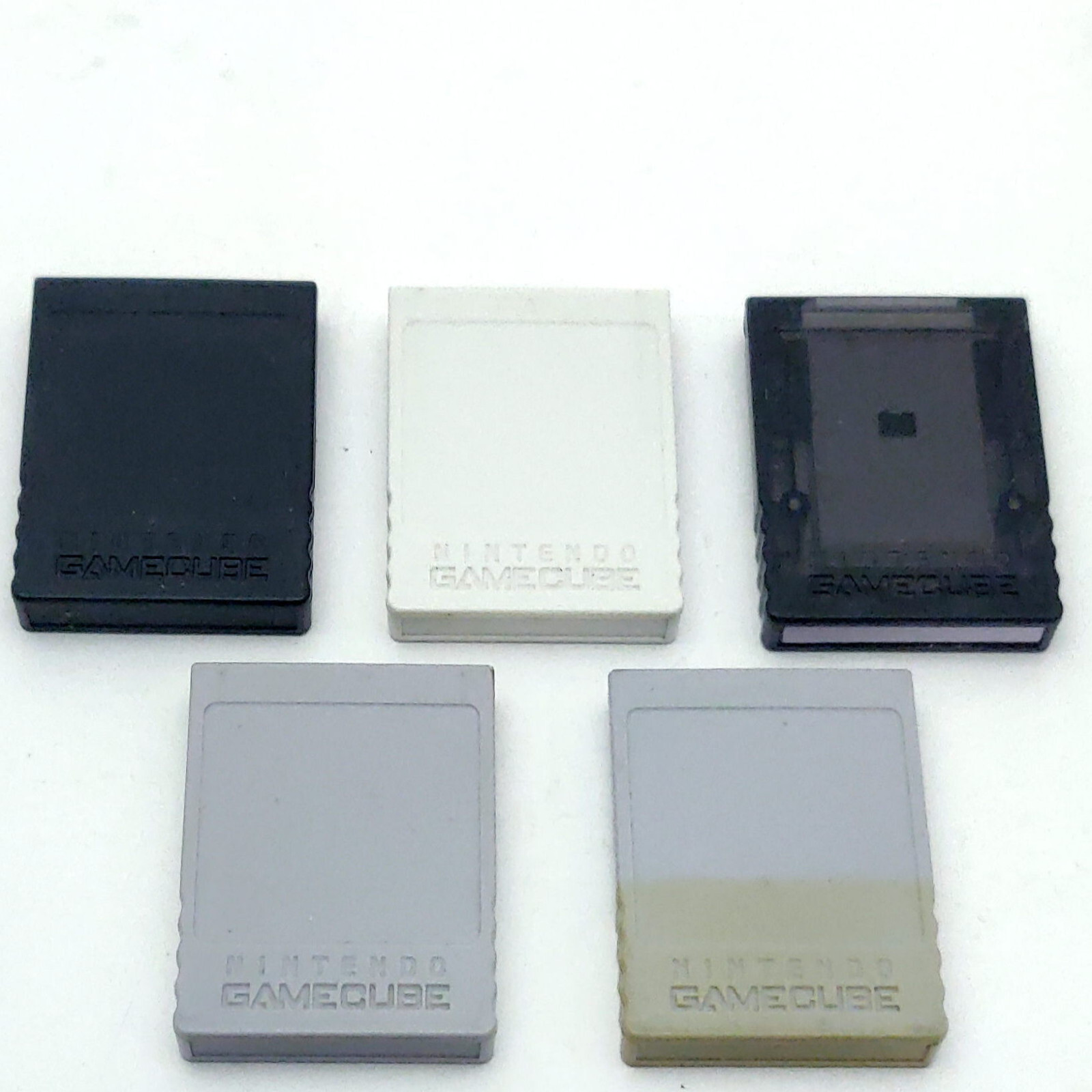 Nintendo Gamecube Memory Card Official OEM 59 251 Block Black Gray – You Pick