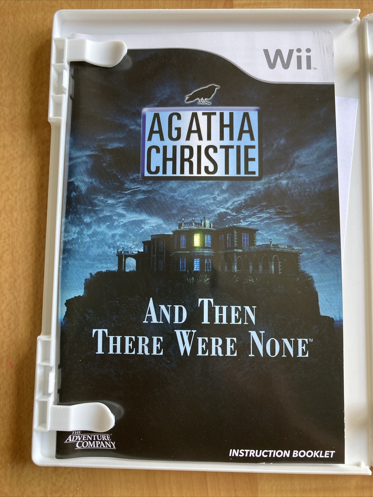 Agatha Christie: And Then There Were None (Nintendo Wii, 2008) With Manual