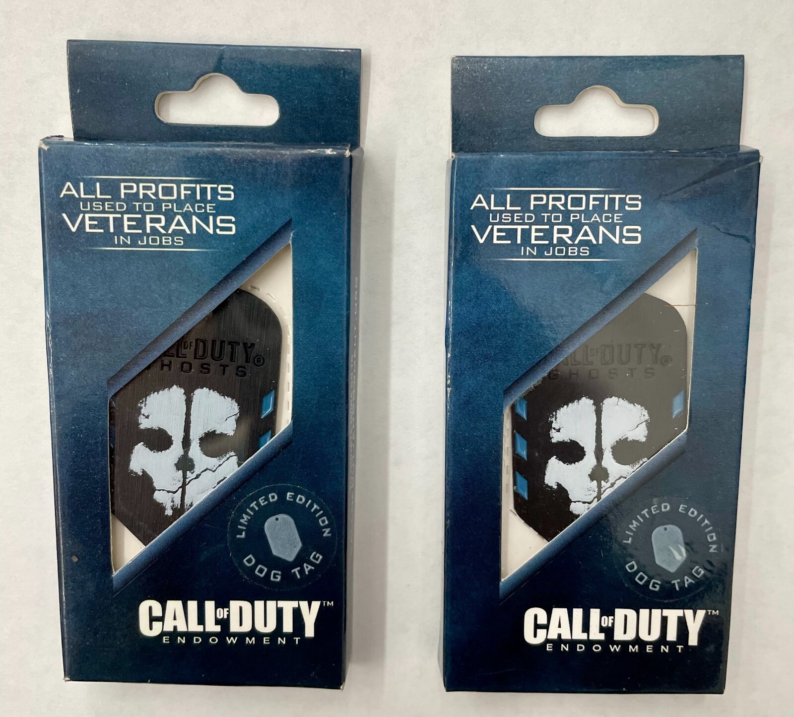 Call of Duty COD Dog Tags Ghosts Limited Edition Collectible New – X2 PCS