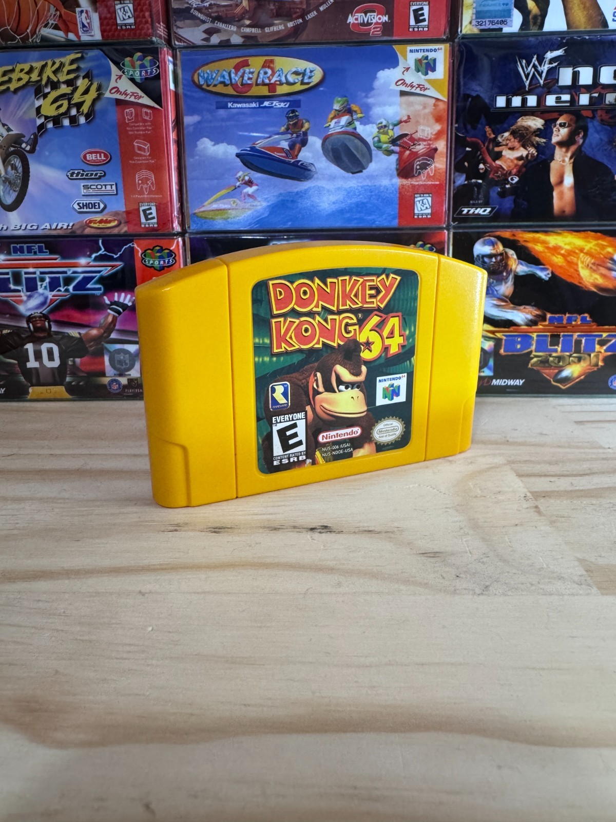 Authentic Donkey Kong 64 Nintendo 64 Cartridge (with custom box)