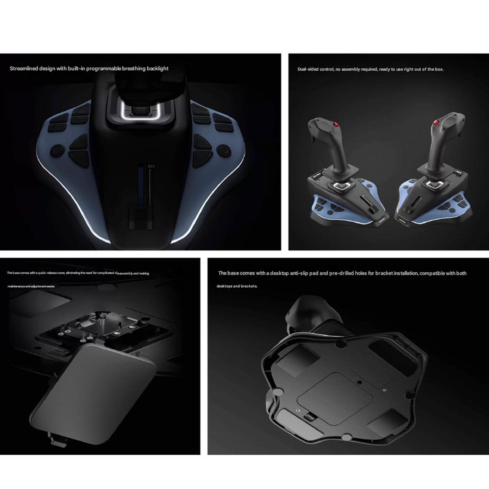 WINWING URSA MINOR Airline Joystick R Flight Simulator for X-Plane MSFS2020 P3JN