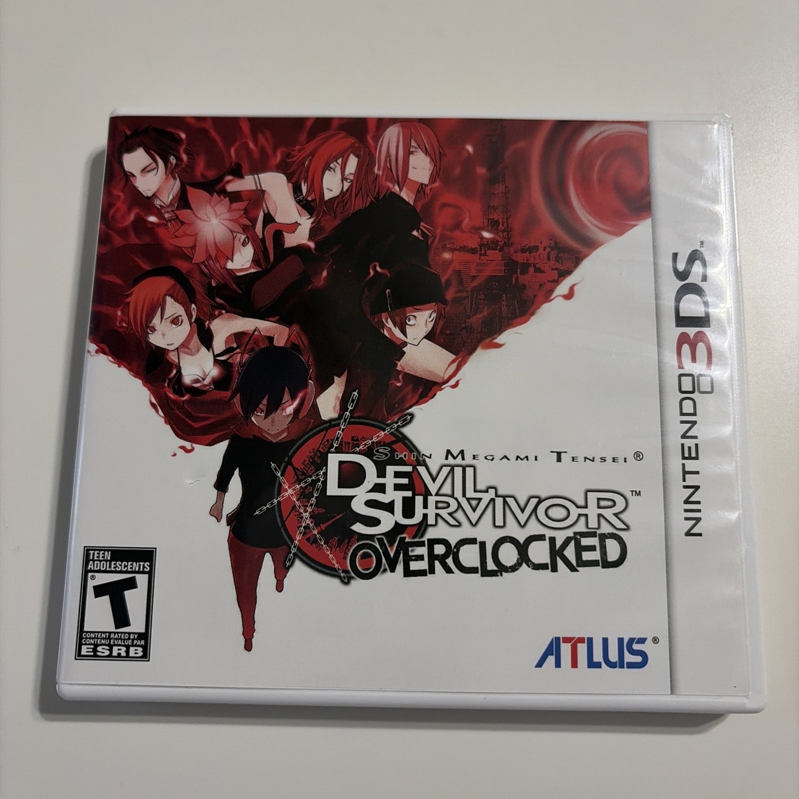 Shin Megami Tensei: Devil Survivor Overclocked 3DS, NO MANUAL Very Clean Tested