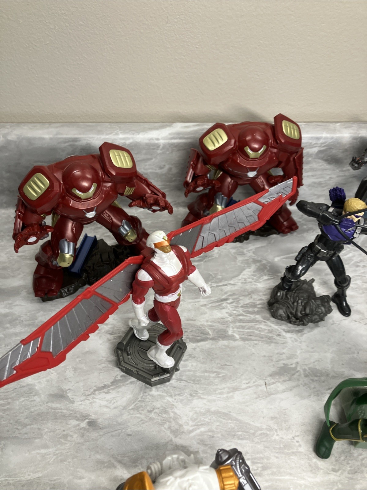 Lot of 15 Disney Hasbro Marvel Playmation Action Figures