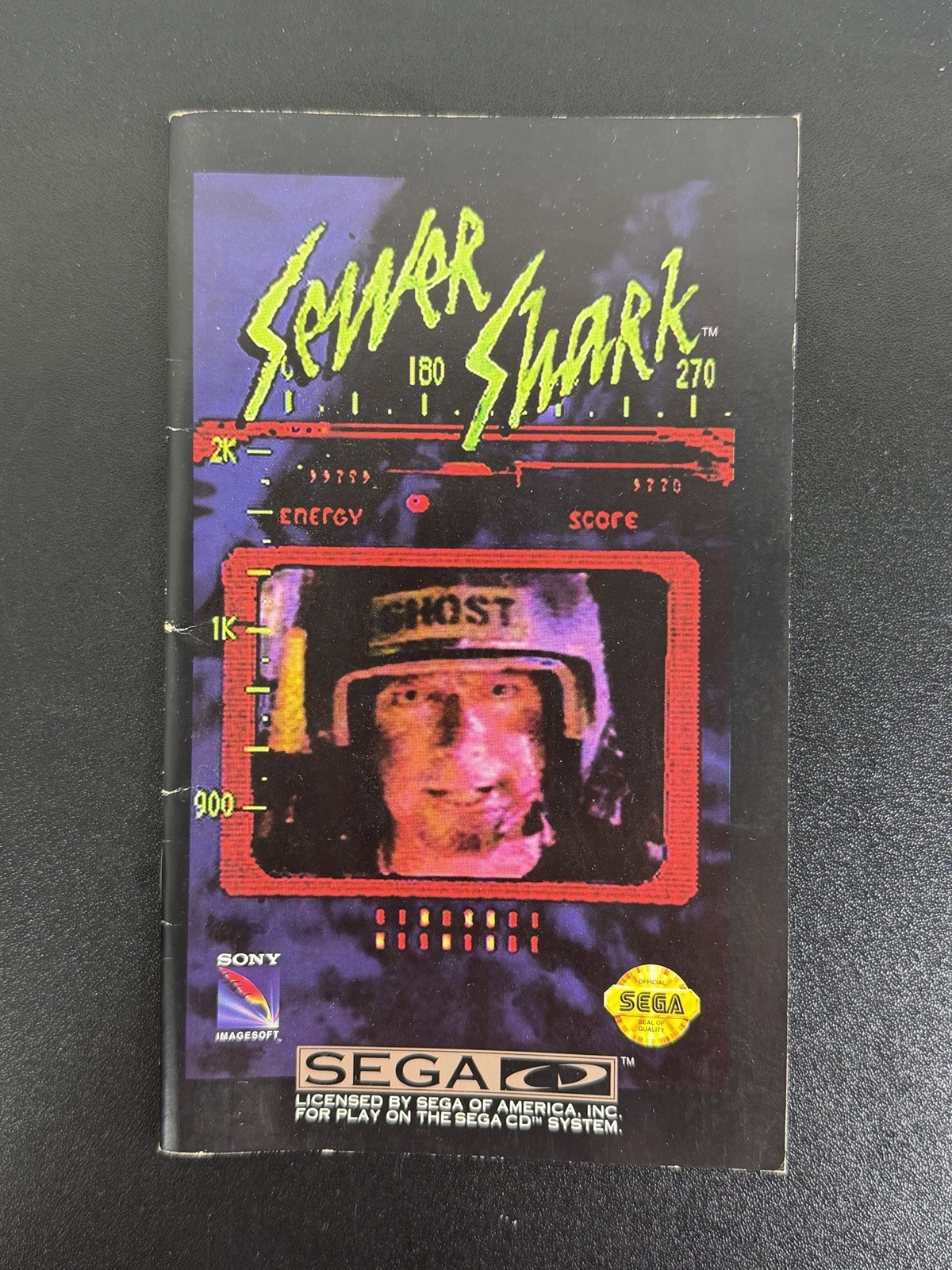 Sewer Shark Sega CD – W/ Manual & Sealed Jewel Case – Authentic