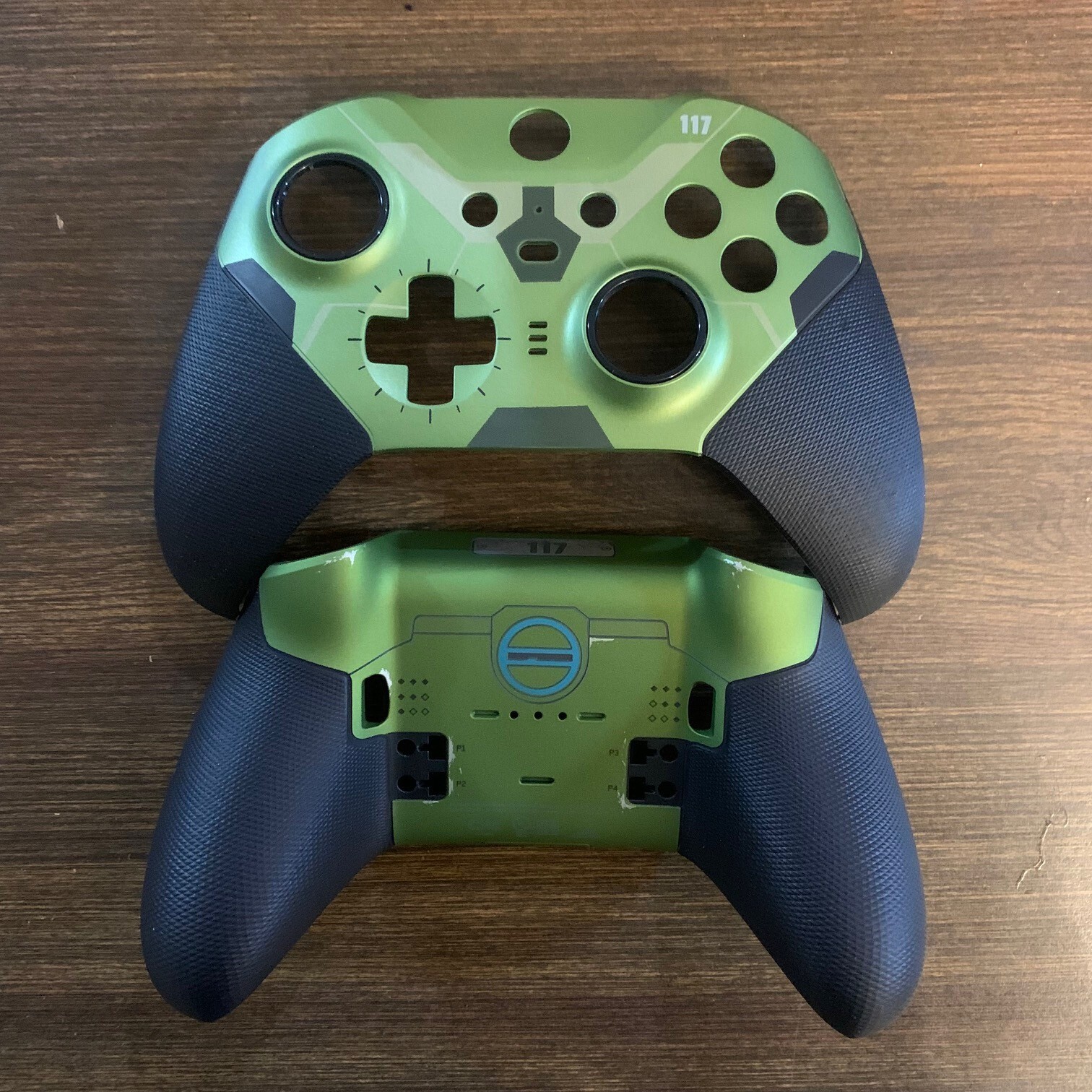 Xbox Elite Series 2 Halo Infinite Edition Replacement Faceplate Back Shell