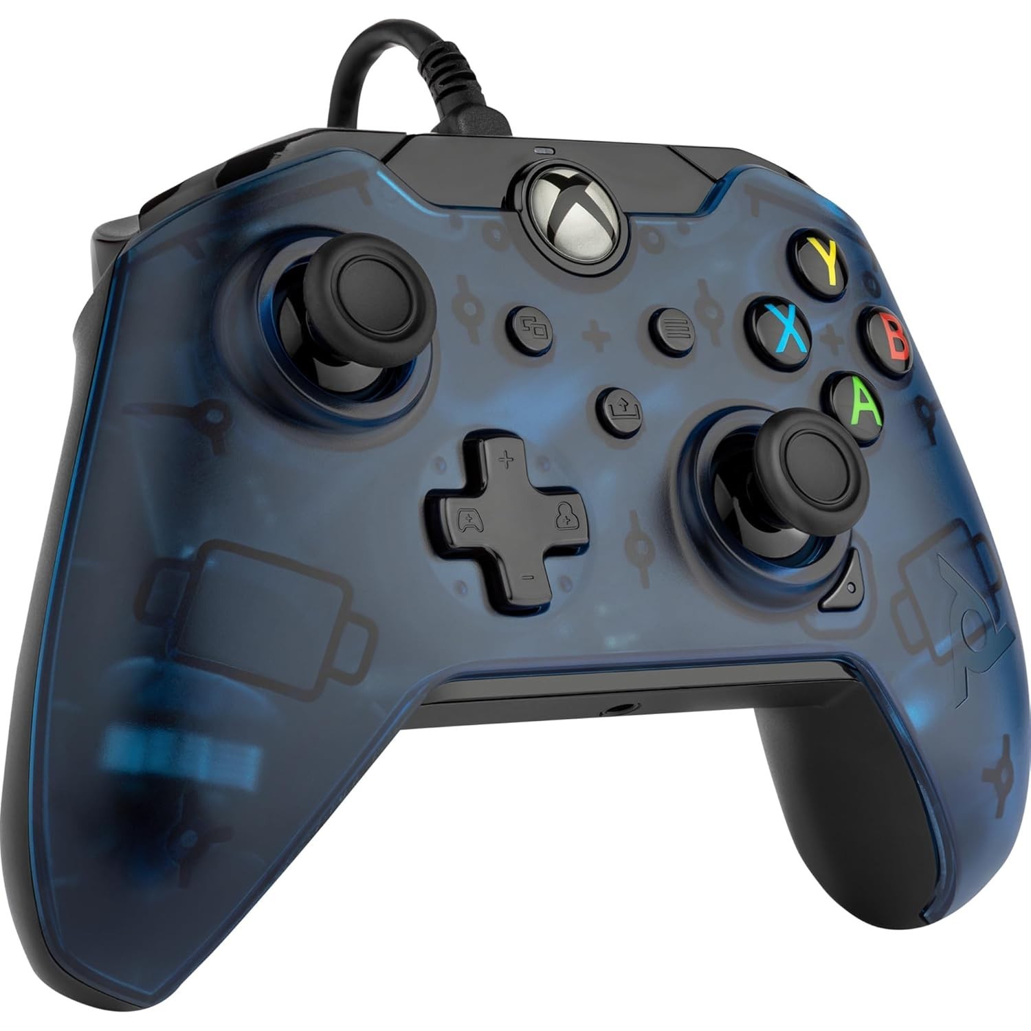 PDP Wired Gaming Controller for Xbox Series X|S, Xbox One, PC Windows 11 – Blue