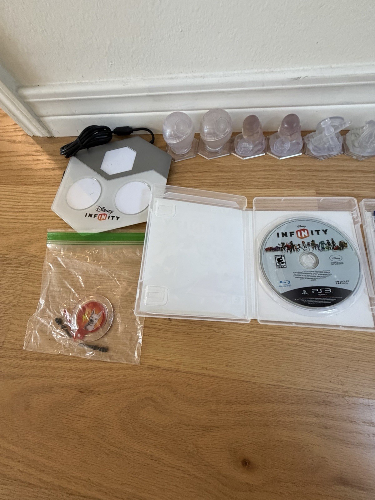 Disney Infinity PS3 Games 1.0 2.0 3.0 & Interactive Character Figure Pack Lot