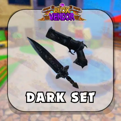 Murder Mystery 2 MM2 Dark Set Godly Knifes and Guns