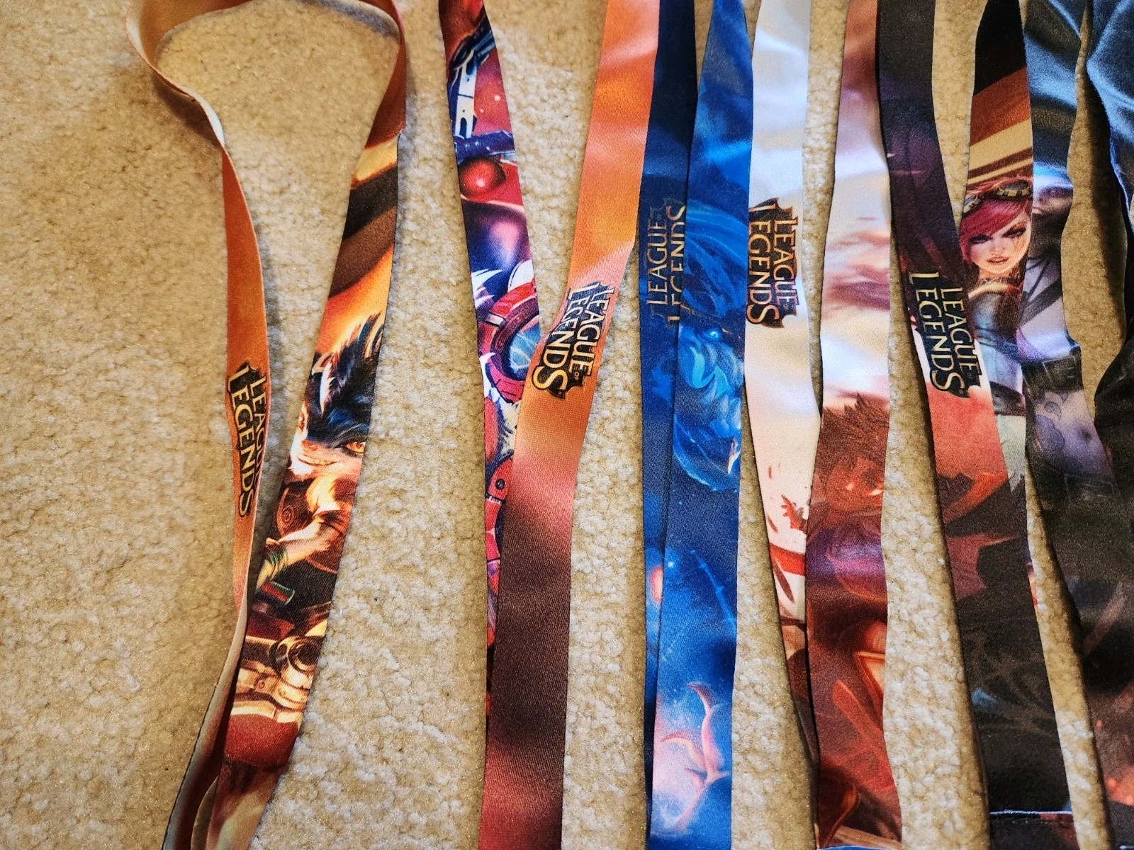 League Of Legends Reversable Lanyards Lot of 10! Pax – Jinx Vi Kled – Brand New