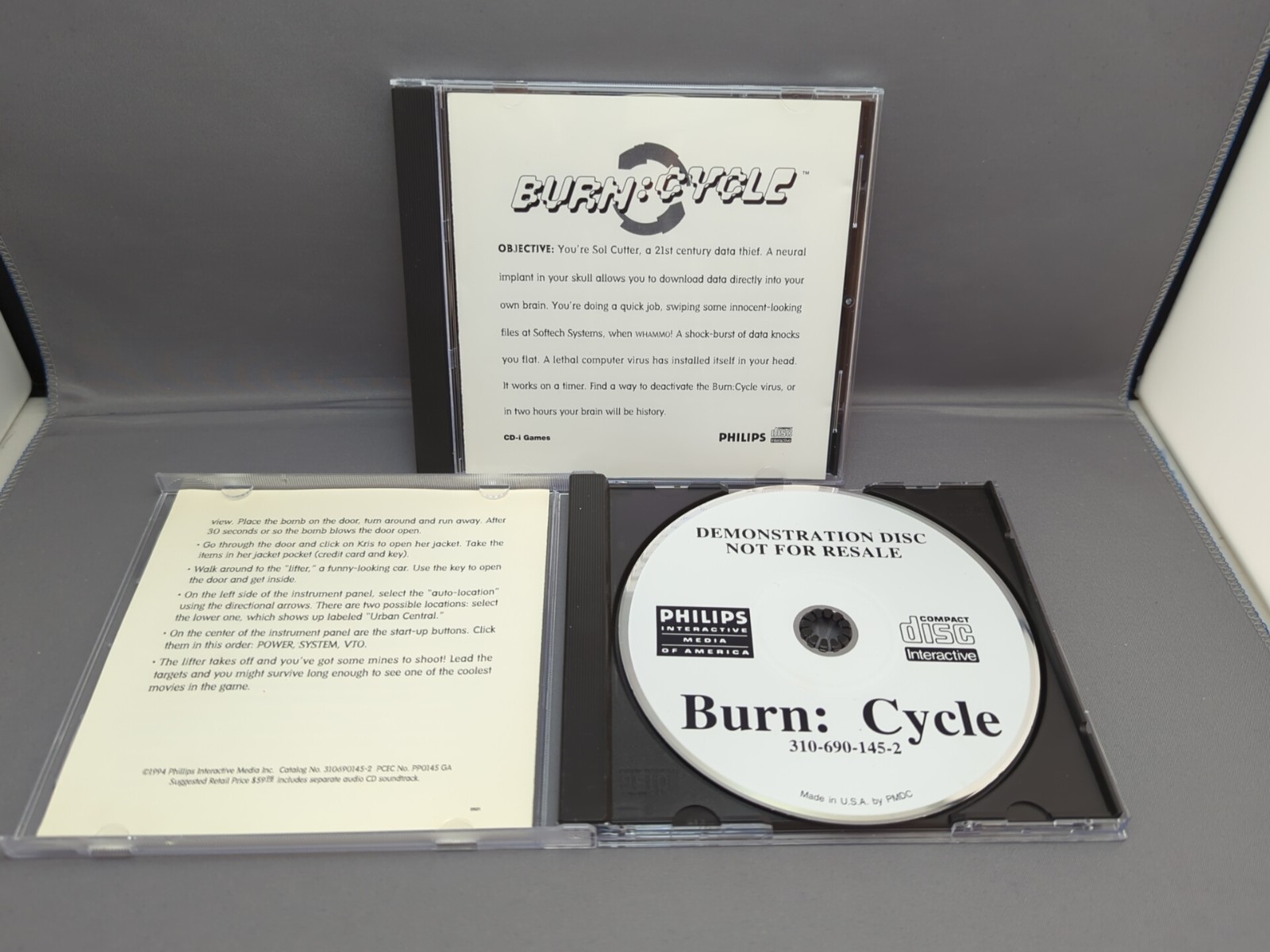 * Burn Cycle Demonstration Disc (Philips CD-I CDI, 1994)