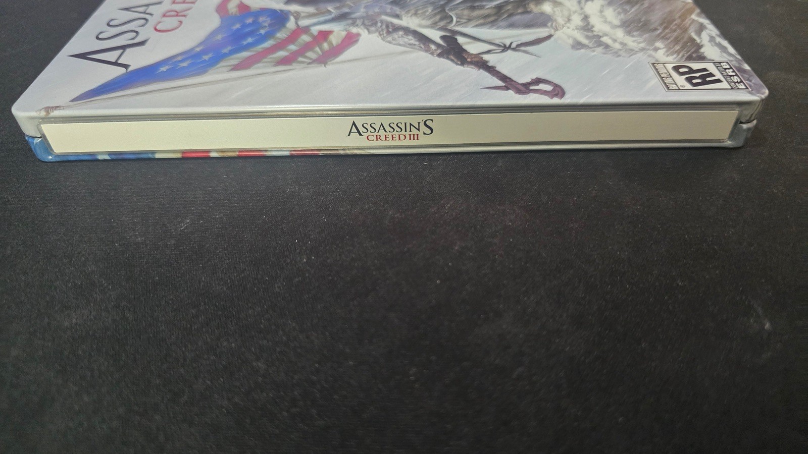 Assassin’s Creed III 3 Microsoft Xbox 360 LN PERFECT cond Steelbook Case only!