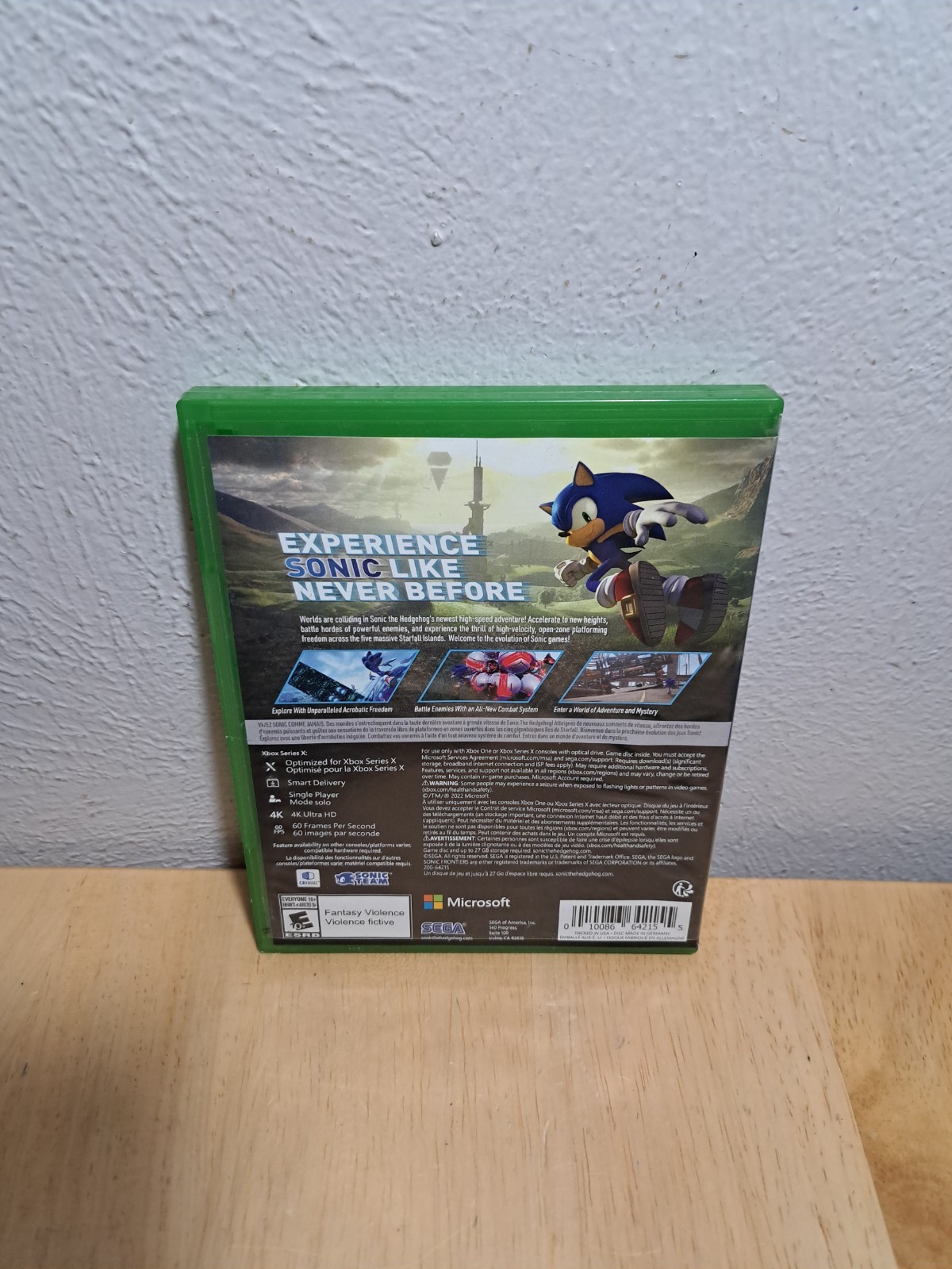 Sonic Frontiers (Microsoft Xbox Series X|S/Microsoft Xbox One, 2022)