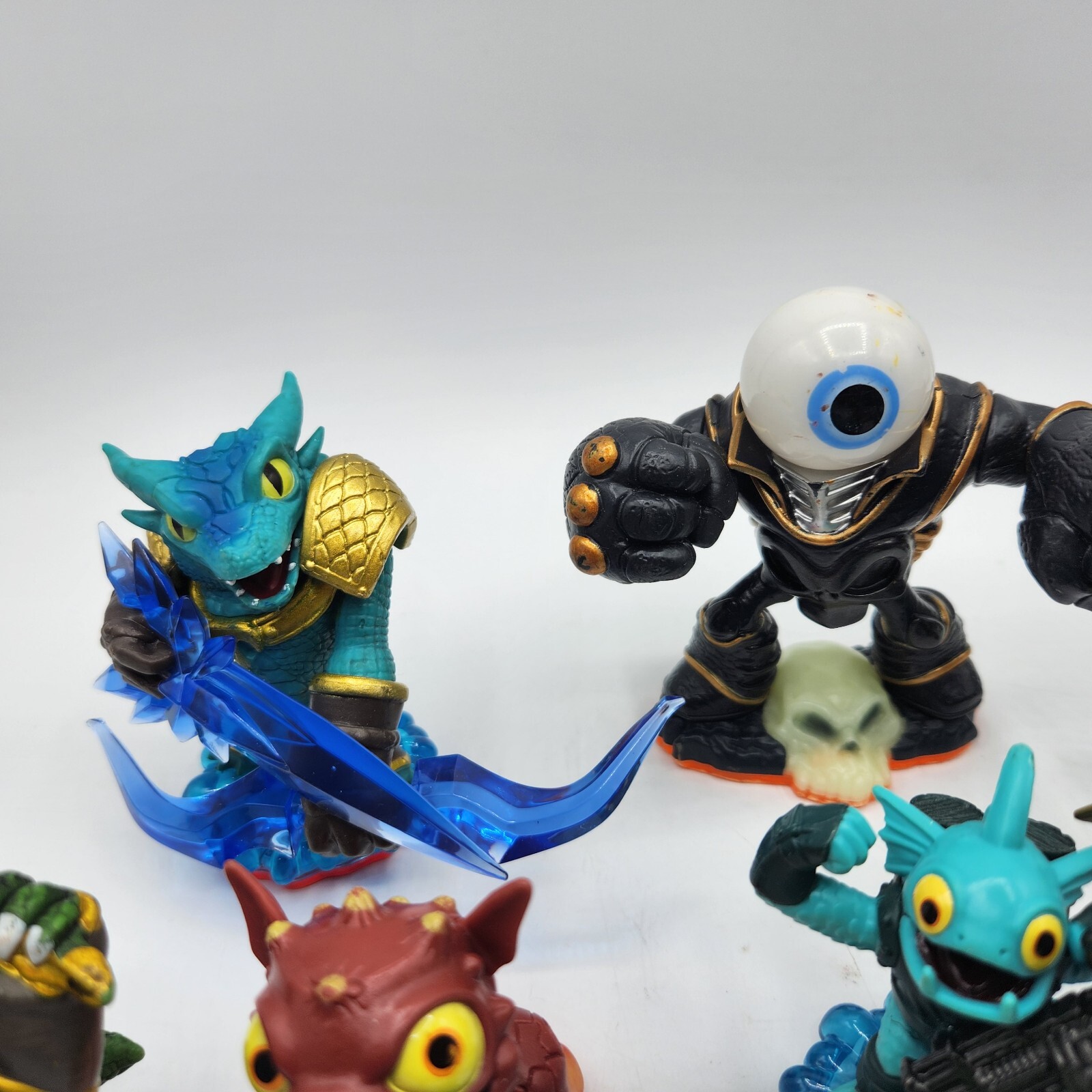 Skylanders Swap Force Lot Hot Dog Snapshot Dino Rang Eye Braul Snapshot Sky More