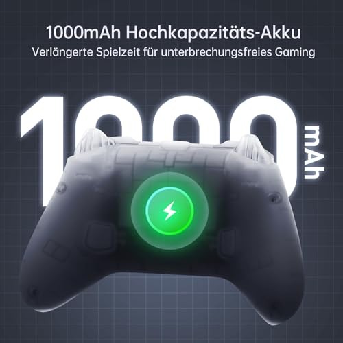 G3V2 Bluetooth Controller for Pc/Switch/Ios/Android, Hall Effect Black PE