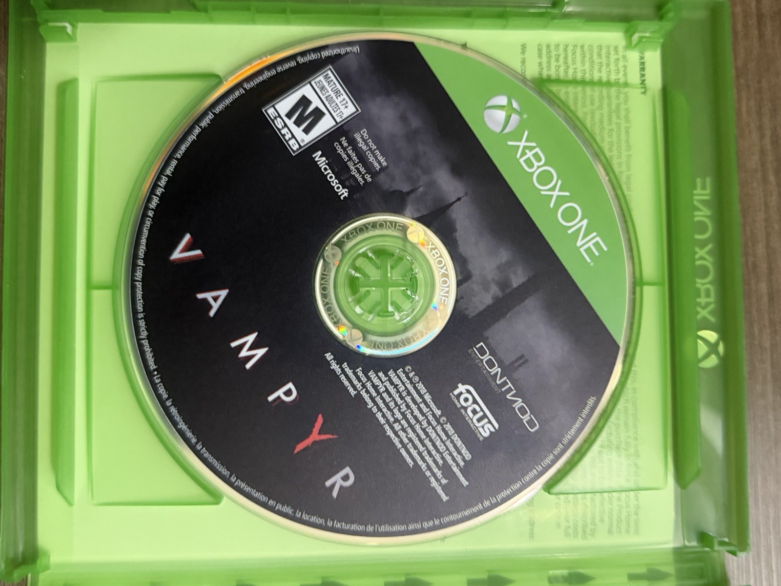 Vampyr (Microsoft Xbox One, 2018)
