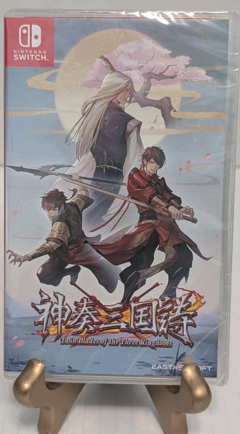 Brand New Factory Sealed Nintendo Switch Game Twin Blades Of The Three Kingdoms