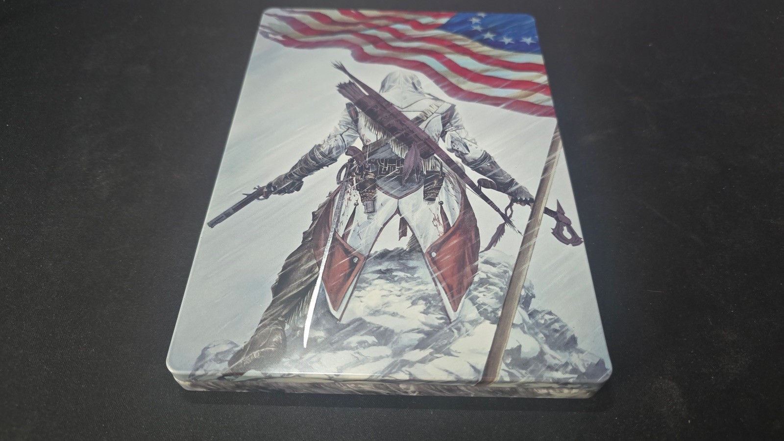 Assassin’s Creed III 3 Microsoft Xbox 360 LN PERFECT cond Steelbook Case only!