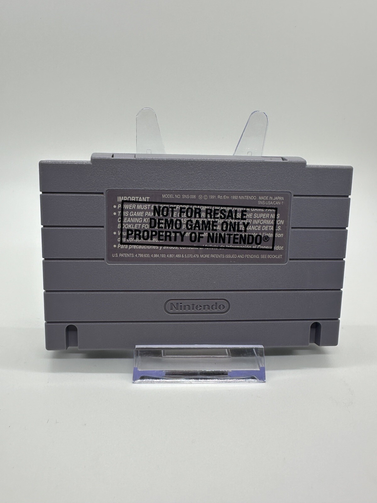 Super Metroid Not For Resale NFR for Super Nintendo SNES Authentic Tested