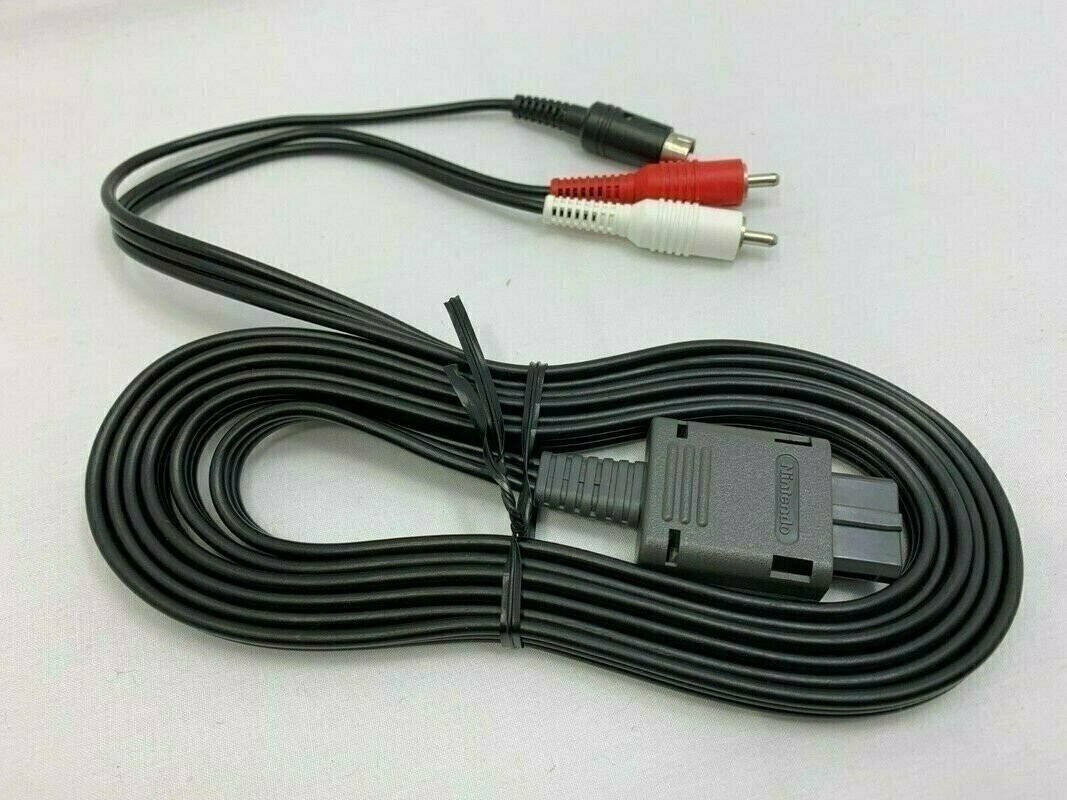 S-Video AV Cable for Nintendo 64 N64 System Audio Video SNES Cord A/V