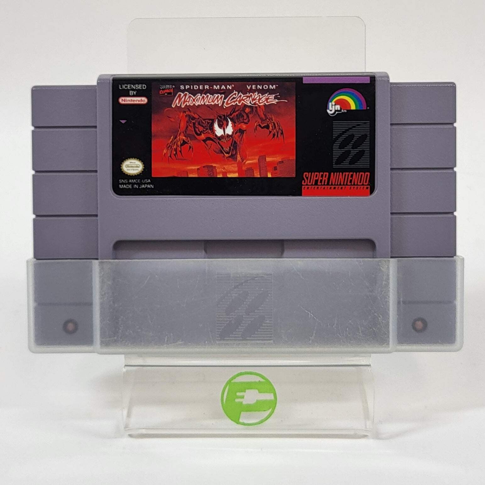 Spider Man Venom Maximum Carnage Super Nintendo SNES 1994 LJN Boxed Game